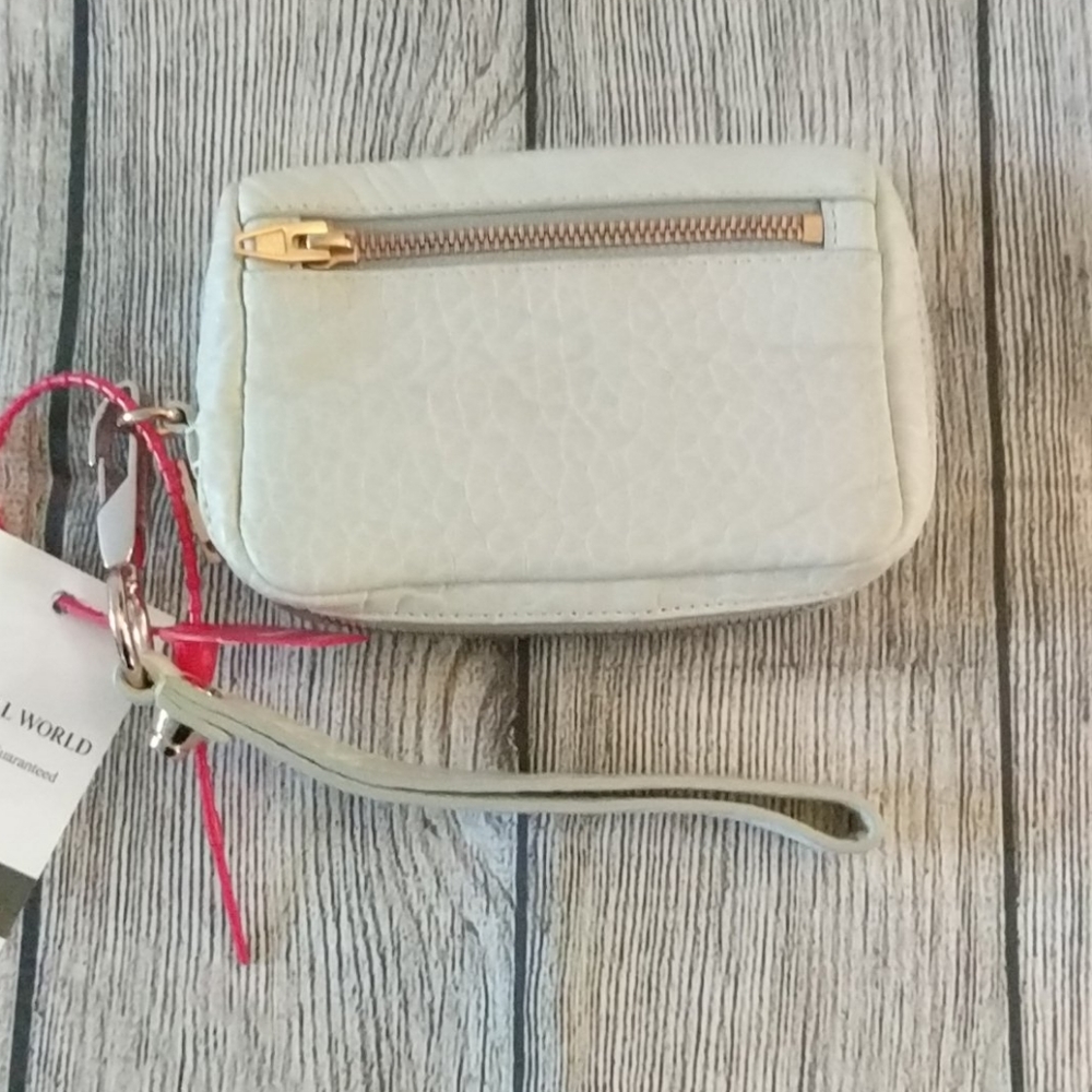 Alexander wang fumo wristlet cream with rose gold
